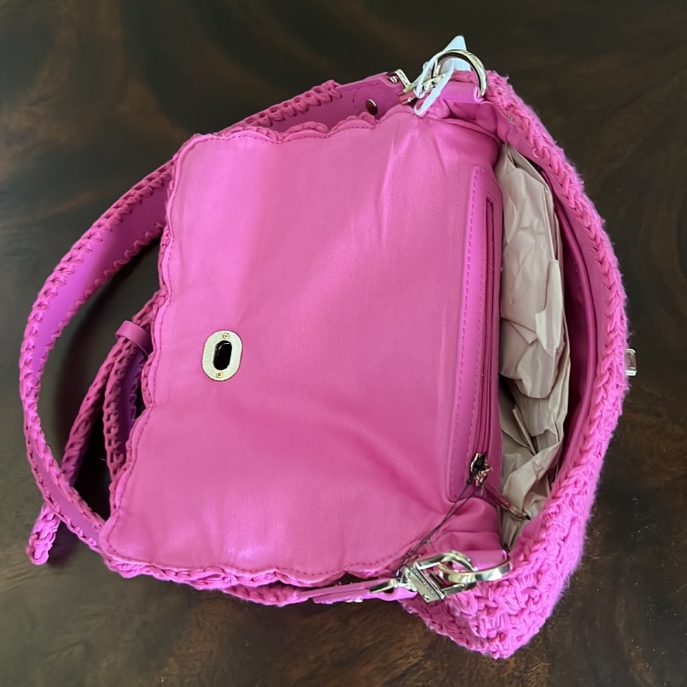 Ted Baker Maglila Knitted Crochet CrossBody Bag. - Picture 10 of 16